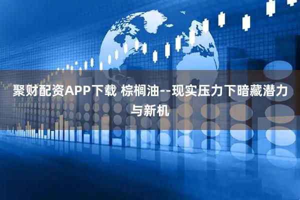 聚财配资APP下载 棕榈油--现实压力下暗藏潜力与新机