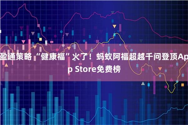 盈通策略 “健康福”火了！蚂蚁阿福超越千问登顶App Store免费榜
